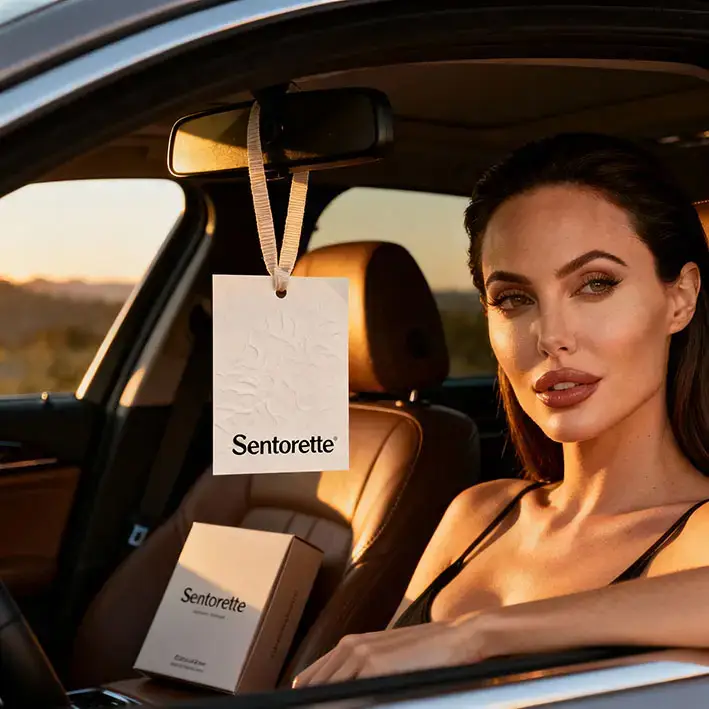 Custom car air freshener as an exclusive gift for new car deliveries – positive and memorable experience for the customer﻿﻿