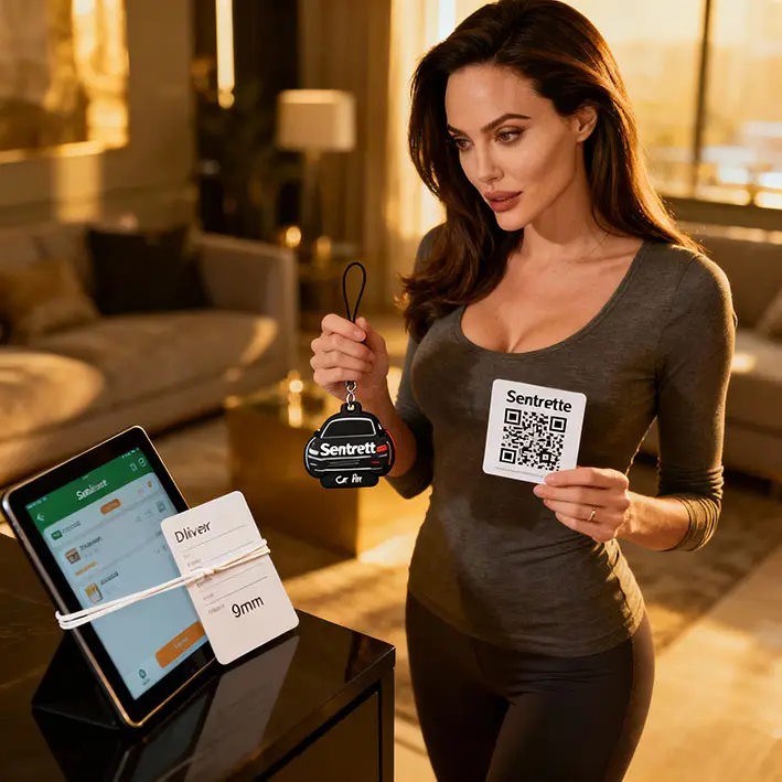 Sentorette QR CODE pro popinis et asportatione