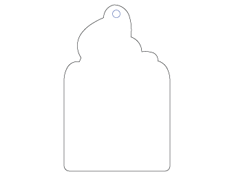 Custom shapes car air fresheners and car deodorizers - model:﻿Rectangular, personalization on request for corporate branding﻿