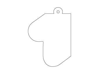 Custom shapes car air fresheners and car deodorizers - model:﻿Logo, personalization on request for corporate branding﻿