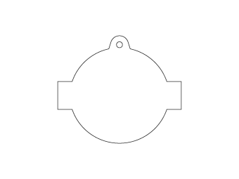 Custom shapes car air fresheners and car deodorizers - model:﻿Logo, personalization on request for corporate branding﻿