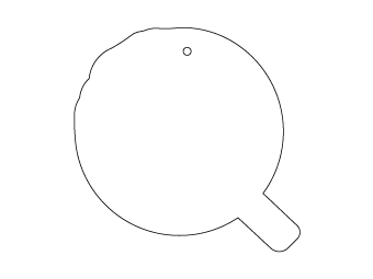 Custom shapes car air fresheners and car deodorizers - model:﻿Round, personalization on request for corporate branding﻿