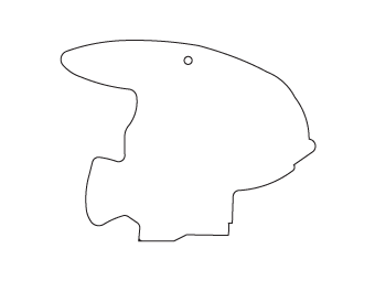 Custom shapes car air fresheners and car deodorizers - model:﻿Animals, personalization on request for corporate branding﻿