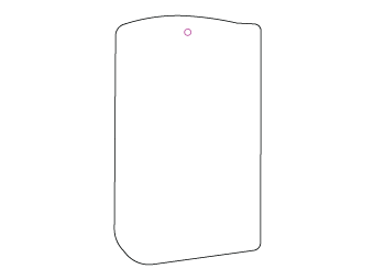 Custom shapes car air fresheners and car deodorizers - model:﻿Rectangular, personalization on request for corporate branding﻿