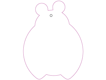 Custom shapes car air fresheners and car deodorizers - model:﻿Animals, personalization on request for corporate branding﻿