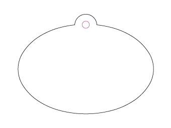 Custom shapes car air fresheners and car deodorizers - model:﻿Oval, personalization on request for corporate branding﻿