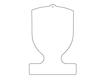 Custom shapes car air fresheners and car deodorizers - model:﻿Logo, personalization on request for corporate branding﻿