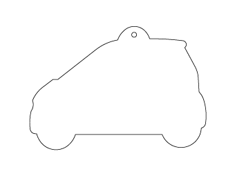 Custom shapes car air fresheners and car deodorizers - model:﻿Car, personalization on request for corporate branding﻿