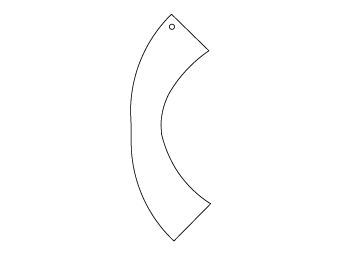 Custom shapes car air fresheners and car deodorizers - model:﻿Logo, personalization on request for corporate branding﻿