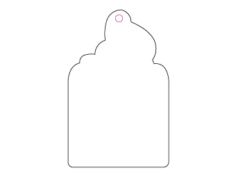 Custom shapes car air fresheners and car deodorizers - model:﻿Logo, personalization on request for corporate branding﻿